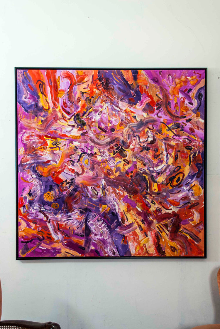 
Muscle Memory by Dominic Virtosu: original work, 150x150cm / 59.05x59.05 in, oil on canvas, 2021 (view 12)