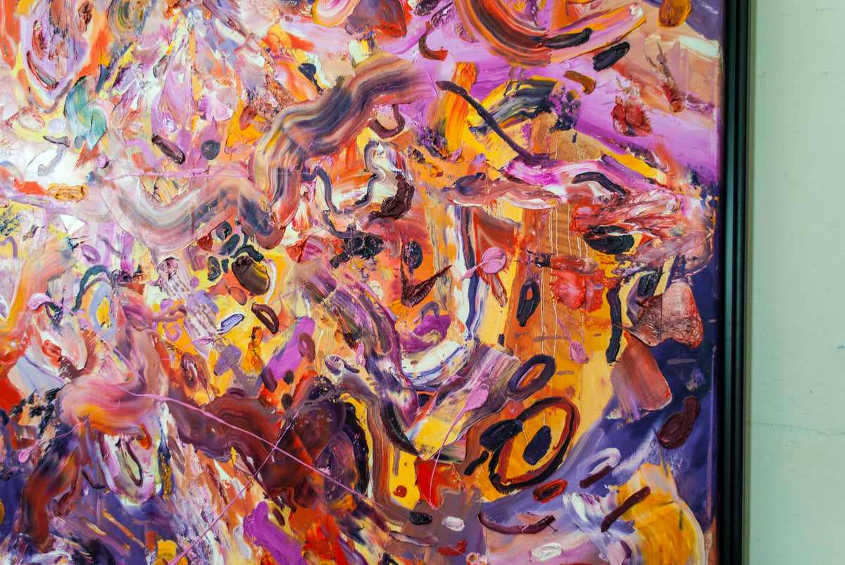 
Muscle Memory by Dominic Virtosu: original work, 150x150cm / 59.05x59.05 in, oil on canvas, 2021 (view 13)
