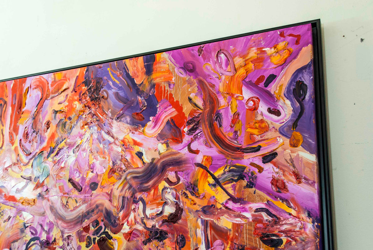
Muscle Memory by Dominic Virtosu: original work, 150x150cm / 59.05x59.05 in, oil on canvas, 2021 (view 14)