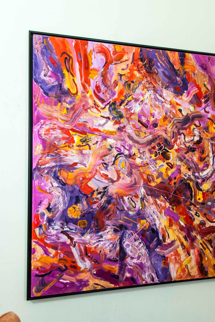 
Muscle Memory by Dominic Virtosu: original work, 150x150cm / 59.05x59.05 in, oil on canvas, 2021 (view 19)