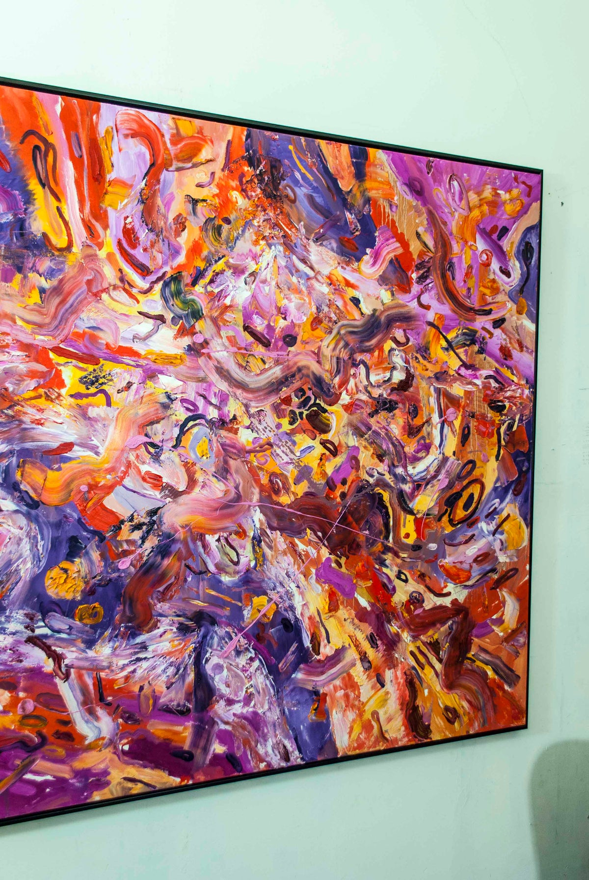
Muscle Memory by Dominic Virtosu: original work, 150x150cm / 59.05x59.05 in, oil on canvas, 2021 (view 20)