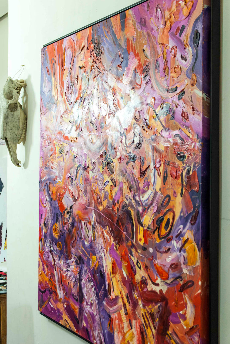
Muscle Memory by Dominic Virtosu: original work, 150x150cm / 59.05x59.05 in, oil on canvas, 2021 (view 8)