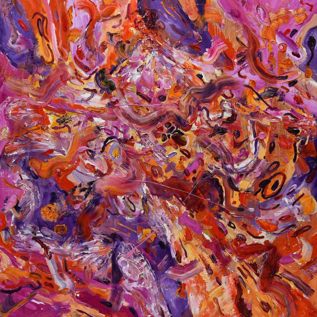 
Muscle Memory by Dominic Virtosu: original work, 150x150cm / 59.05x59.05 in, oil on canvas, 2021