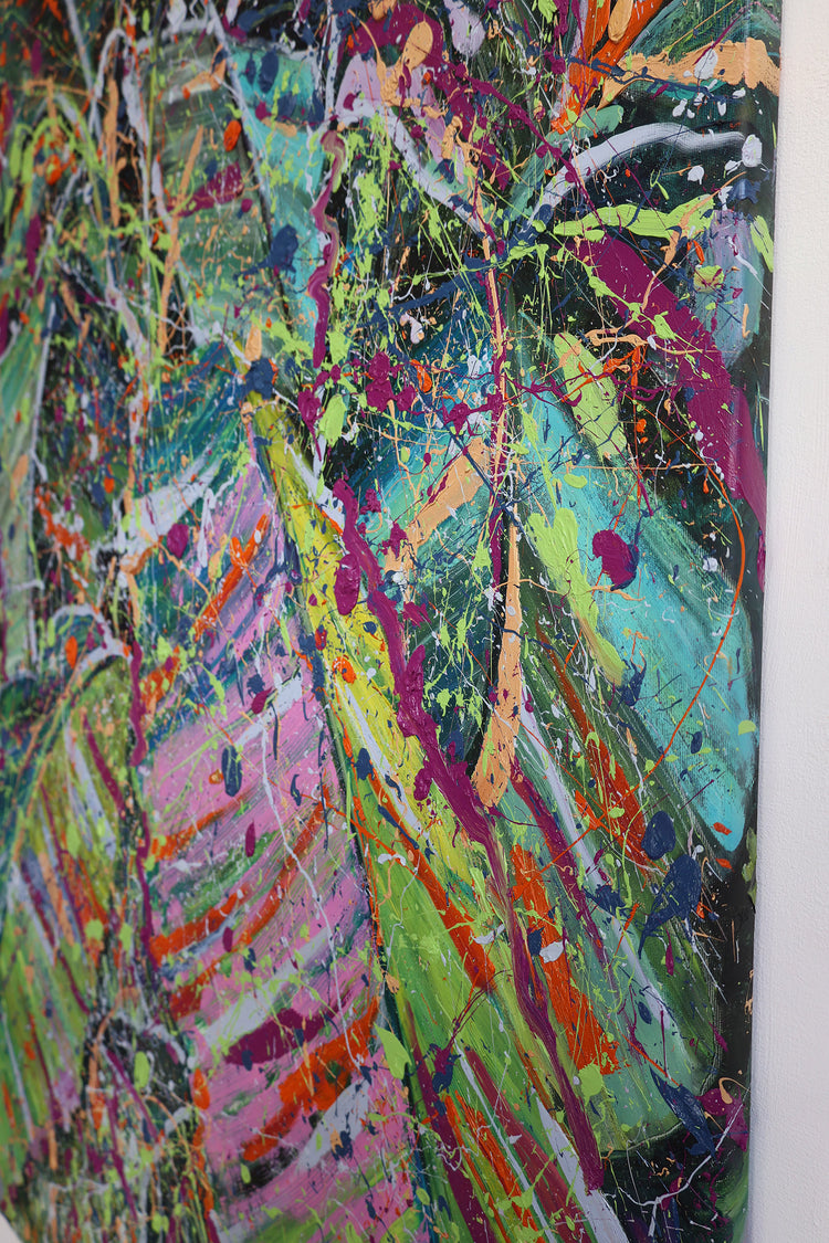 
One Part of Eden by Dominic Virtosu: original work, 160x110cm, oil on canvas, 2022 (view 4)