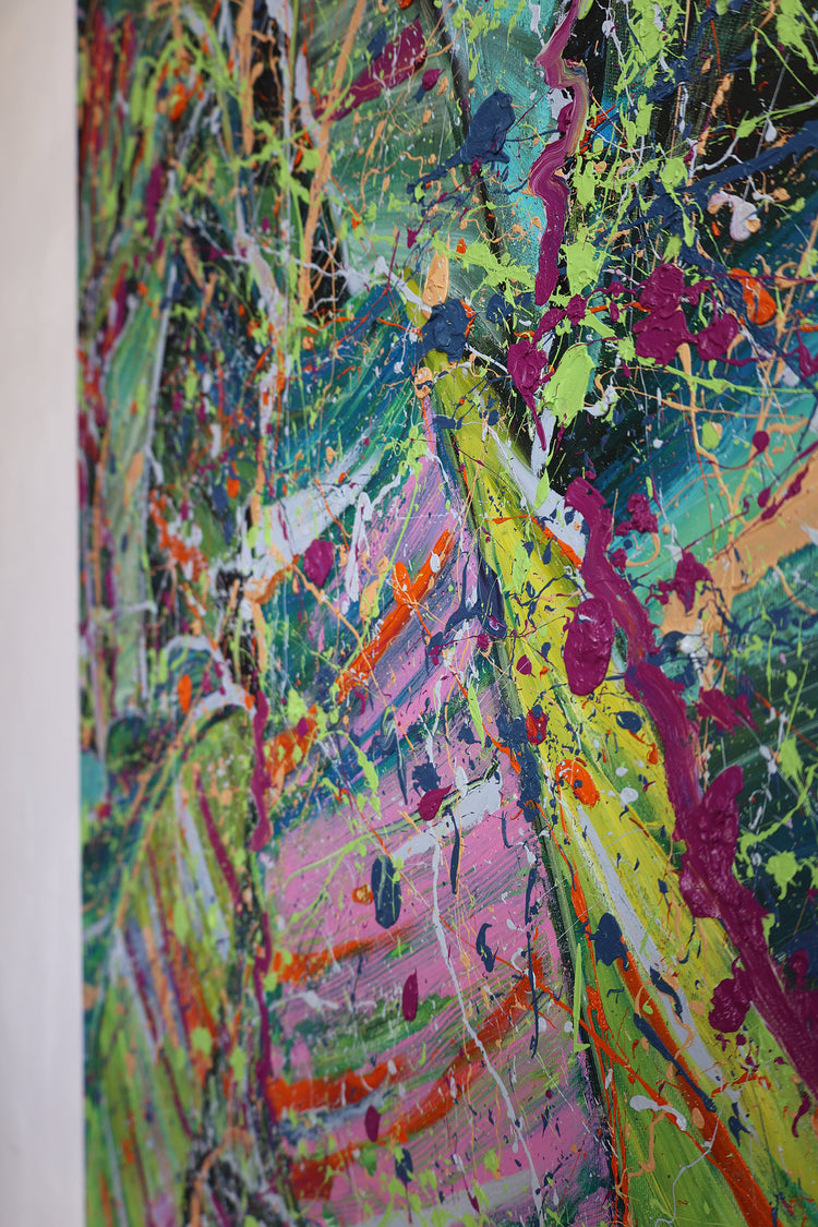 
One Part of Eden by Dominic Virtosu: original work, 160x110cm, oil on canvas, 2022 (view 5)