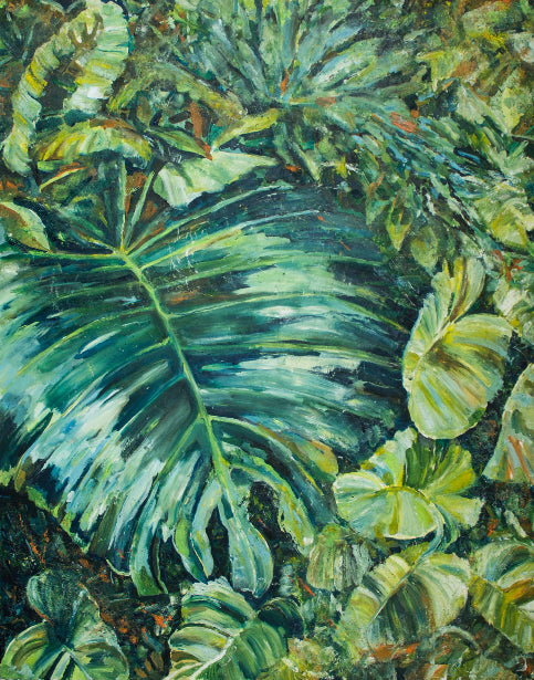 
Part of Eden 3 by Dominic Virtosu: original work, 127.5x100cm /50.1x39.3 in, oil on canvas, 2018