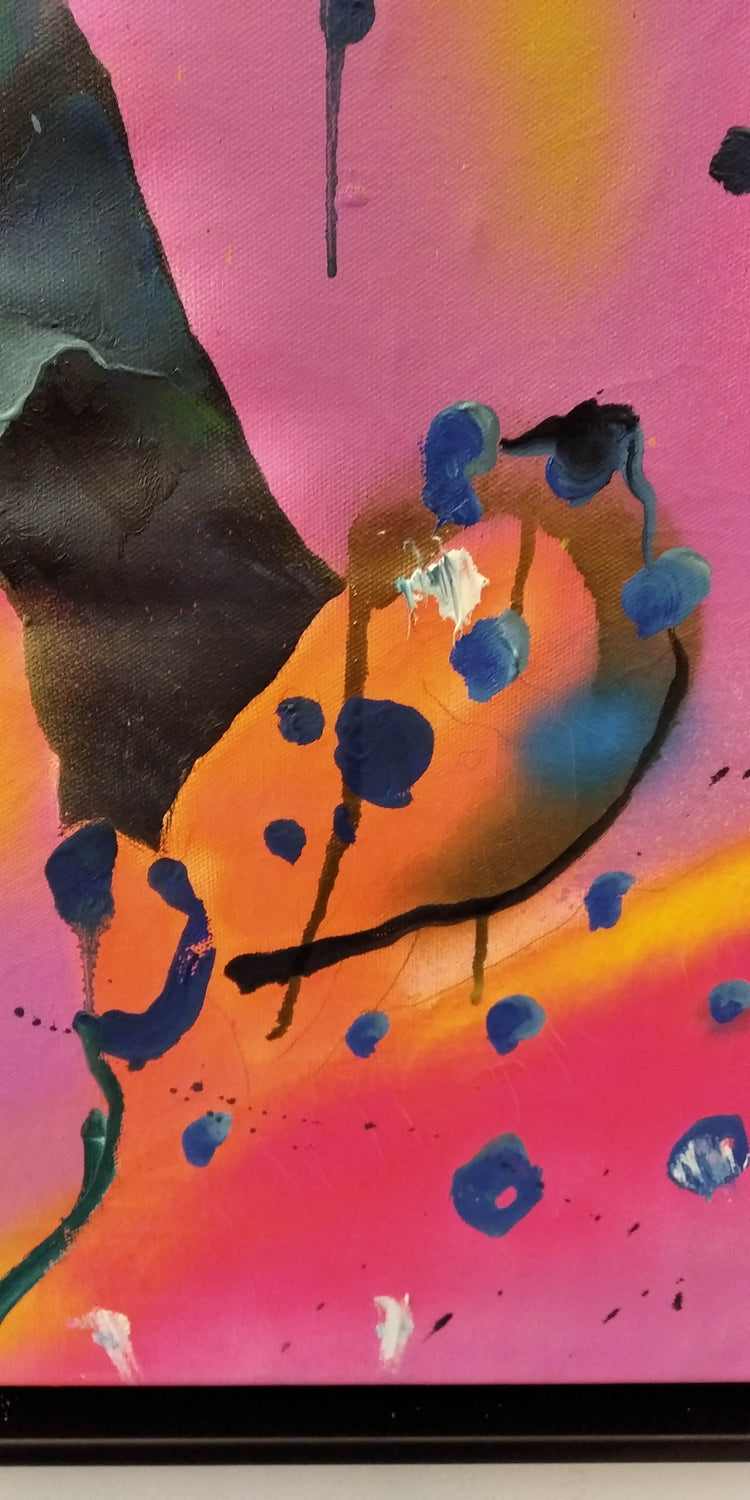 
Pink All Around by Dominic Virtosu: original work, 150x125cm / 59.05x49.2 in, oil on canvas, 2020 (view 6)