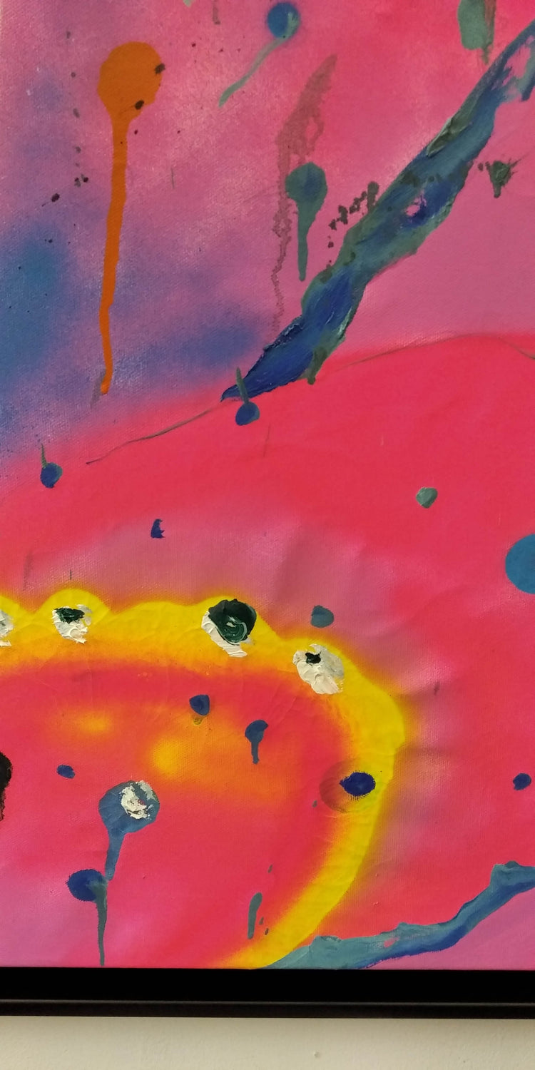 
Pink All Around by Dominic Virtosu: original work, 150x125cm / 59.05x49.2 in, oil on canvas, 2020 (view 5)