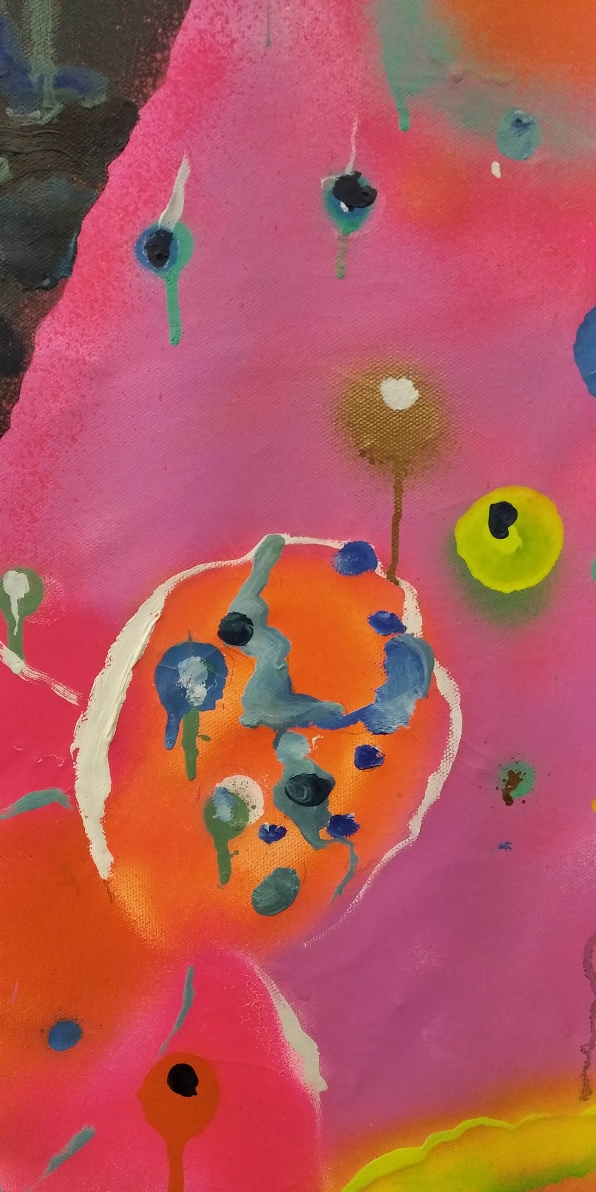 
Pink All Around by Dominic Virtosu: original work, 150x125cm / 59.05x49.2 in, oil on canvas, 2020 (view 7)