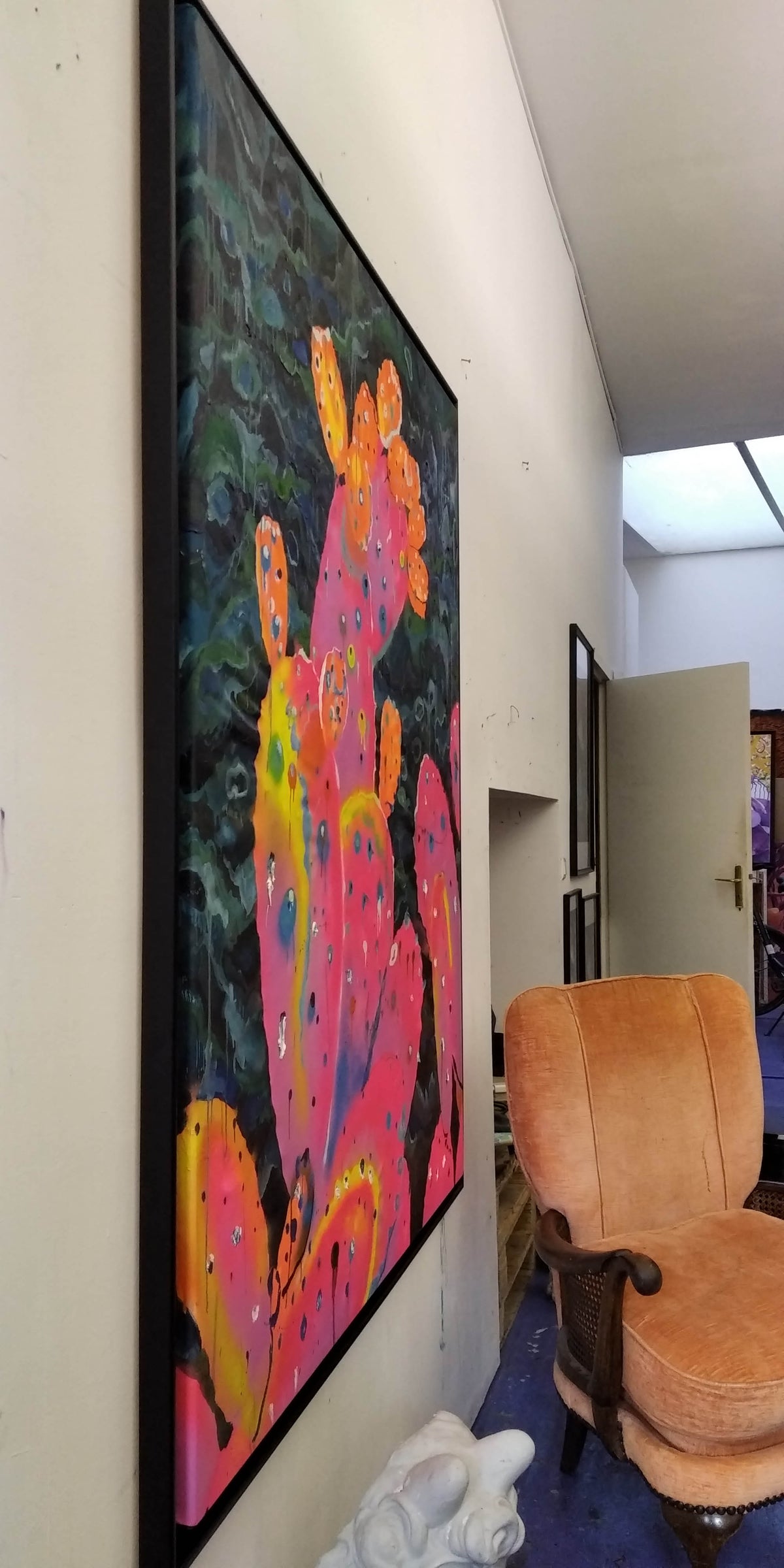 
Pink All Around by Dominic Virtosu: original work, 150x125cm / 59.05x49.2 in, oil on canvas, 2020 (view 10)