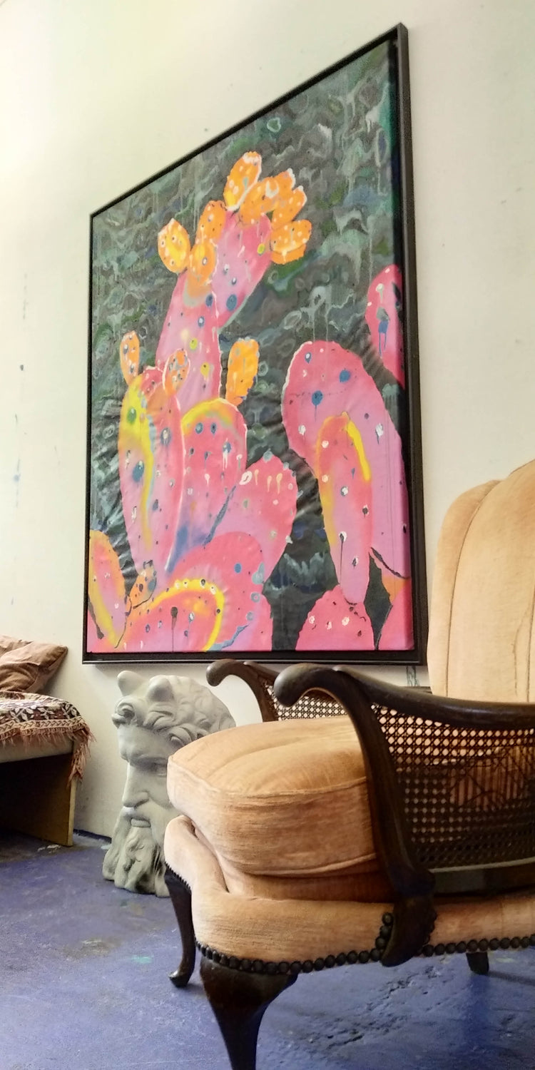 
Pink All Around by Dominic Virtosu: original work, 150x125cm / 59.05x49.2 in, oil on canvas, 2020 (view 12)