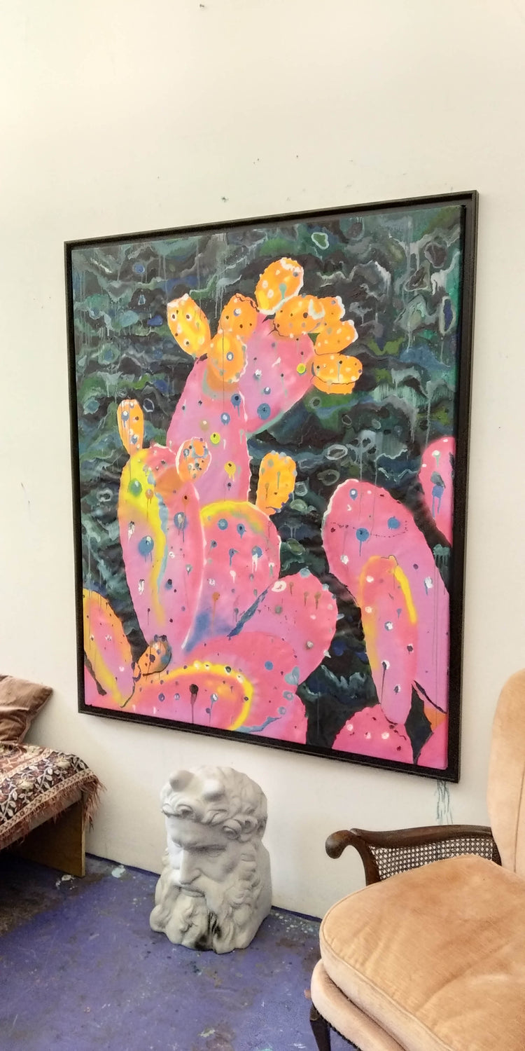 
Pink All Around by Dominic Virtosu: original work, 150x125cm / 59.05x49.2 in, oil on canvas, 2020 (view 13)