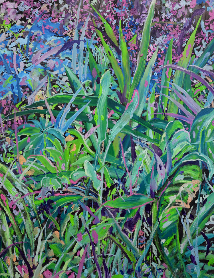 
Purple Inside by Dominic Virtosu: original work, 130x100cm / 51.18x39.3 in, oil on canvas, 2021