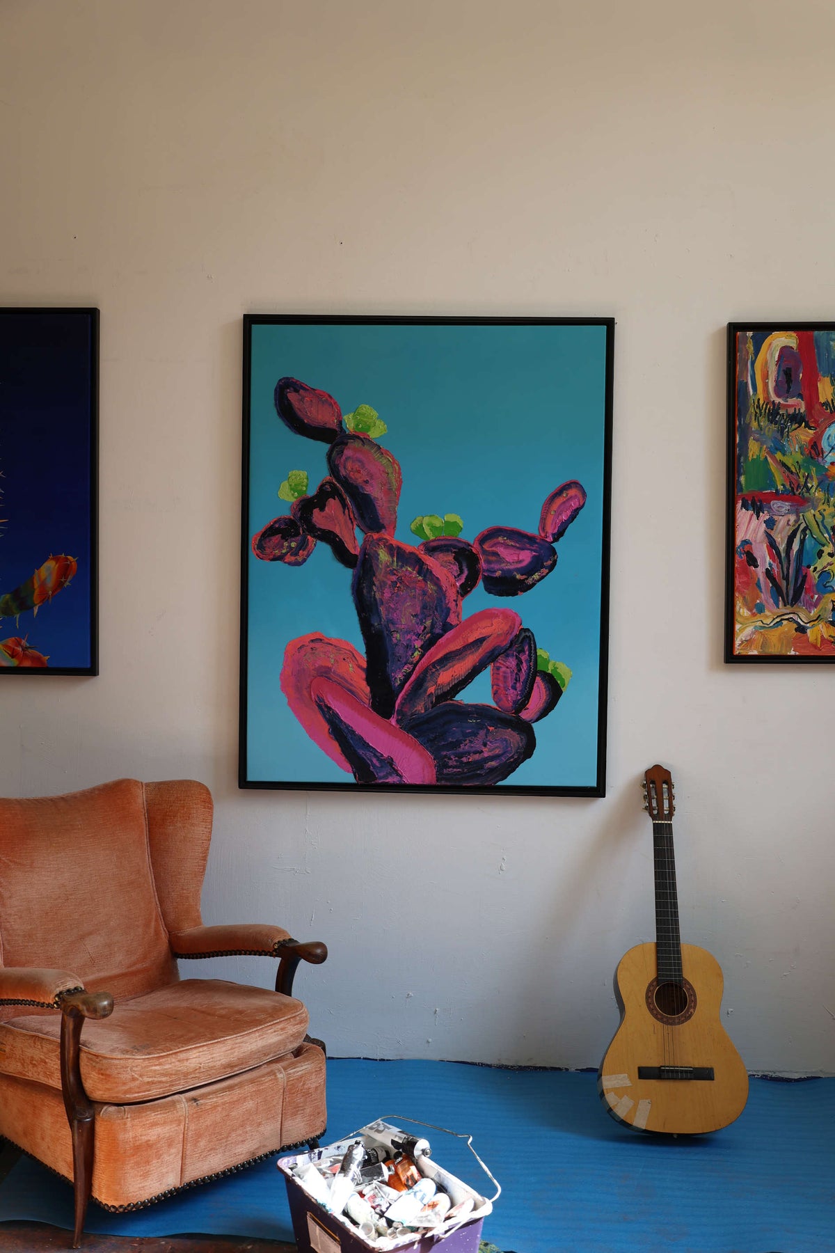 
Satin Beauty by Dominic Virtosu: original work, 130x100cm / 51.18x39.3 in, oil on canvas, 2022 (view 8)