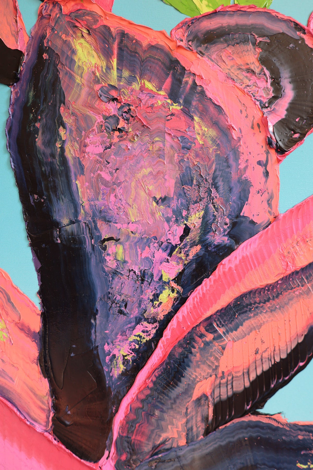 
Satin Beauty by Dominic Virtosu: original work, 130x100cm / 51.18x39.3 in, oil on canvas, 2022 (view 6)
