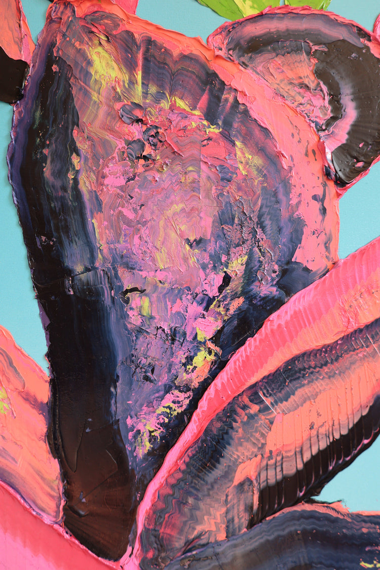 
Satin Beauty by Dominic Virtosu: original work, 130x100cm / 51.18x39.3 in, oil on canvas, 2022 (view 6)