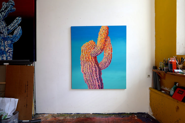 
Serenity by Dominic Virtosu: original work, 150x130cm / 59.06x51.18 in, oil on canvas, 2021 (view 2)
