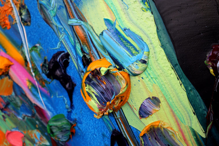 
Succulent Giant by Dominic Virtosu: original work, 180x150cm / 70.8x59.5 in, oil and spray paint on canvas, 2022 (view 13)