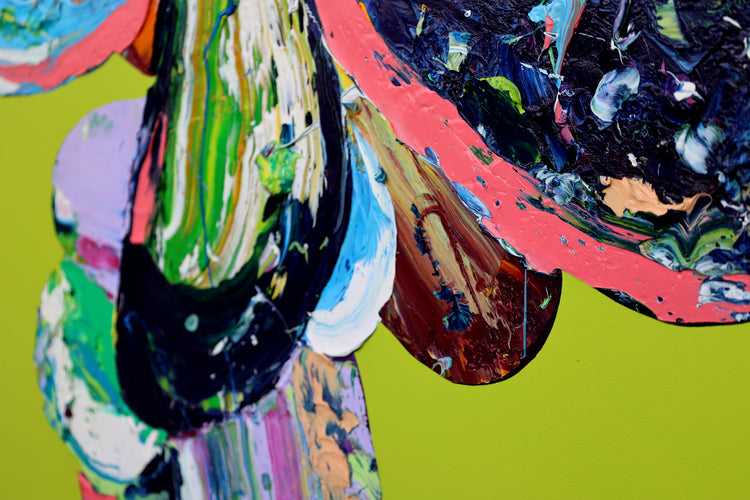 
Succulent Giant by Dominic Virtosu: original work, 180x150cm / 70.8x59.5 in, oil and spray paint on canvas, 2022 (view 10)