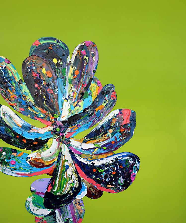 
Succulent Giant by Dominic Virtosu: original work, 180x150cm / 70.8x59.5 in, oil and spray paint on canvas, 2022