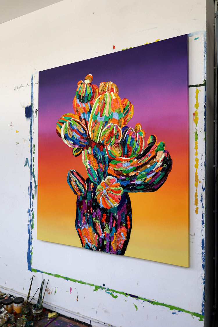 
Sunset Colour by Dominic Virtosu: original work, 150x130cm / 59.06x51.18 in, oil and spray paints on canvas, 2022 (view 12)