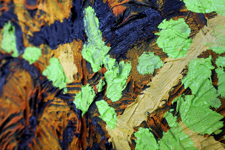
Thick and Deep by Dominic Virtosu: original work, 200x150cm / 78.74x59.06 in, oil and pigment on canvas, 2022 (view 8)