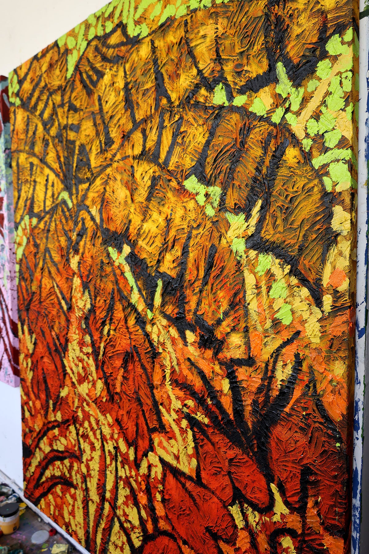 
Thick and Deep by Dominic Virtosu: original work, 200x150cm / 78.74x59.06 in, oil and pigment on canvas, 2022 (view 6)