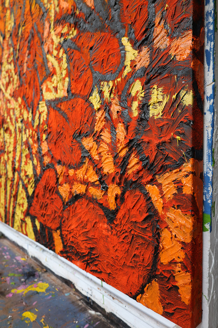 
Thick and Deep by Dominic Virtosu: original work, 200x150cm / 78.74x59.06 in, oil and pigment on canvas, 2022 (view 2)