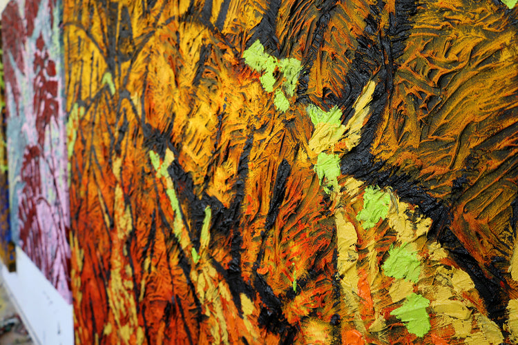 
Thick and Deep by Dominic Virtosu: original work, 200x150cm / 78.74x59.06 in, oil and pigment on canvas, 2022 (view 3)
