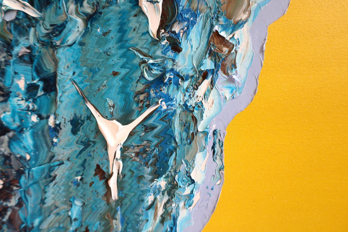 
Thick Boi by Dominic Virtosu: original work, 130x100cm / 51.18x39.3 in, oil and spray paint on canvas, 2022 (view 7)