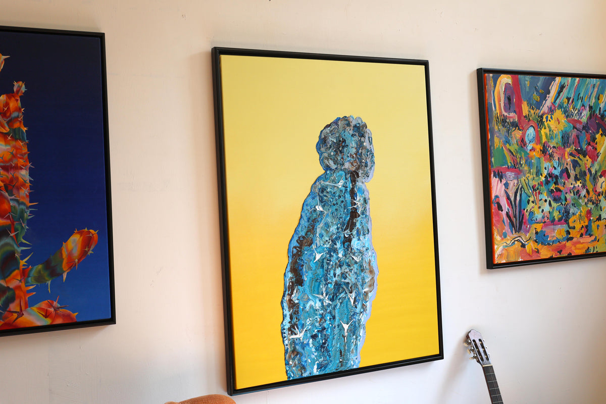 
Thick Boi by Dominic Virtosu: original work, 130x100cm / 51.18x39.3 in, oil and spray paint on canvas, 2022 (view 20)