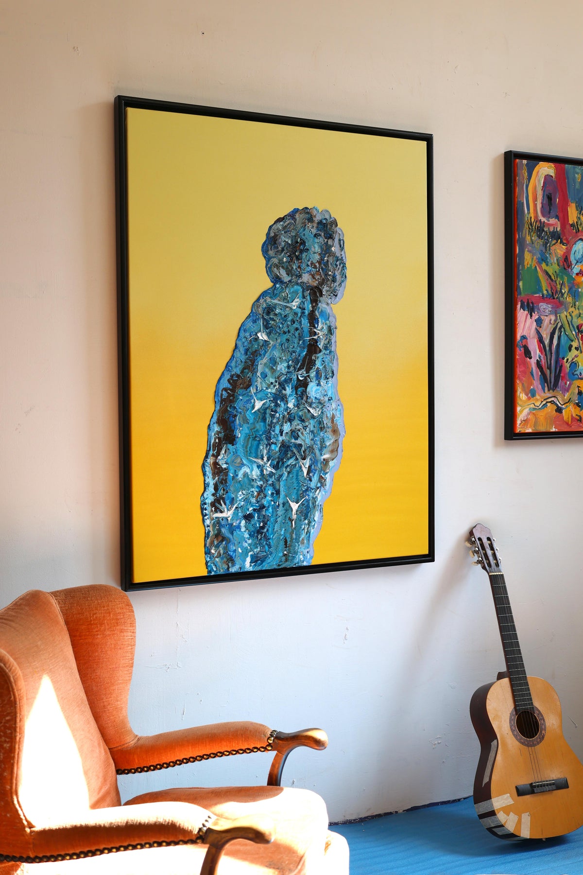 
Thick Boi by Dominic Virtosu: original work, 130x100cm / 51.18x39.3 in, oil and spray paint on canvas, 2022 (view 19)