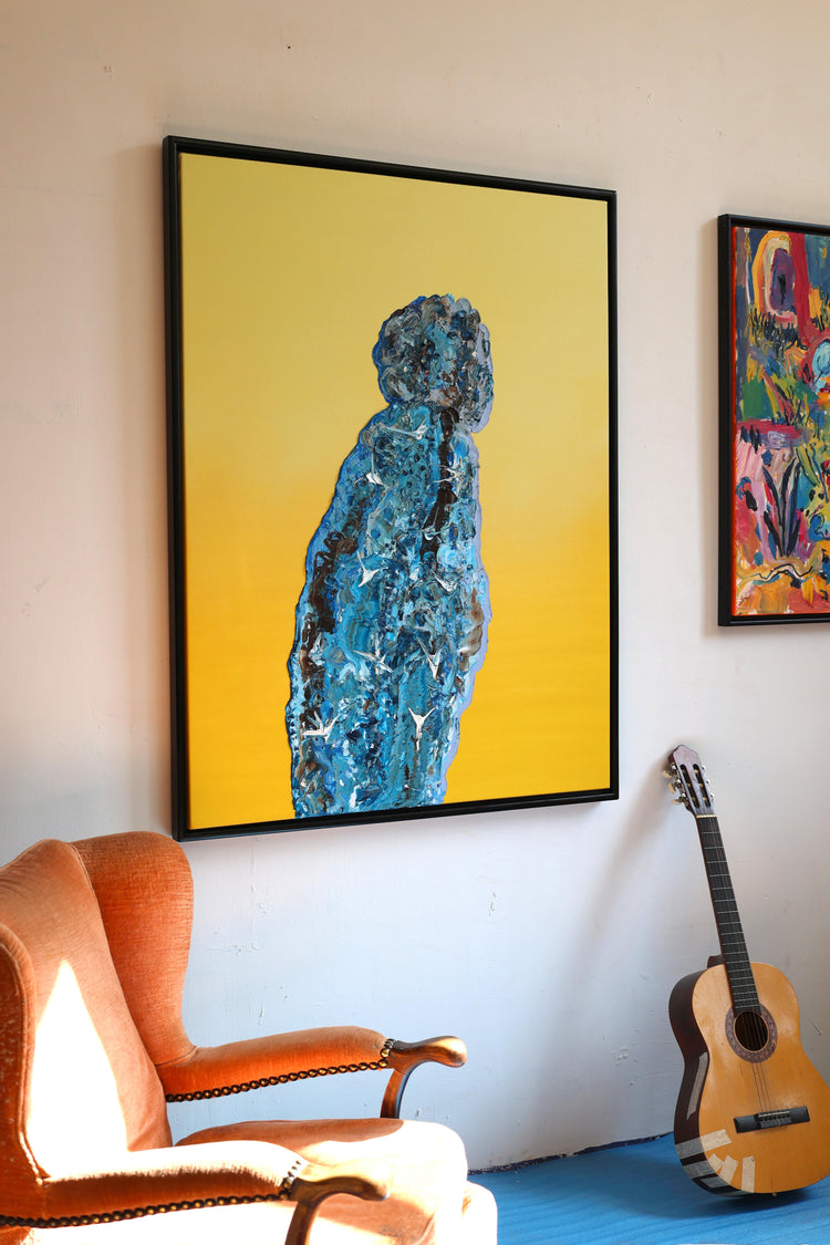 
Thick Boi by Dominic Virtosu: original work, 130x100cm / 51.18x39.3 in, oil and spray paint on canvas, 2022 (view 19)