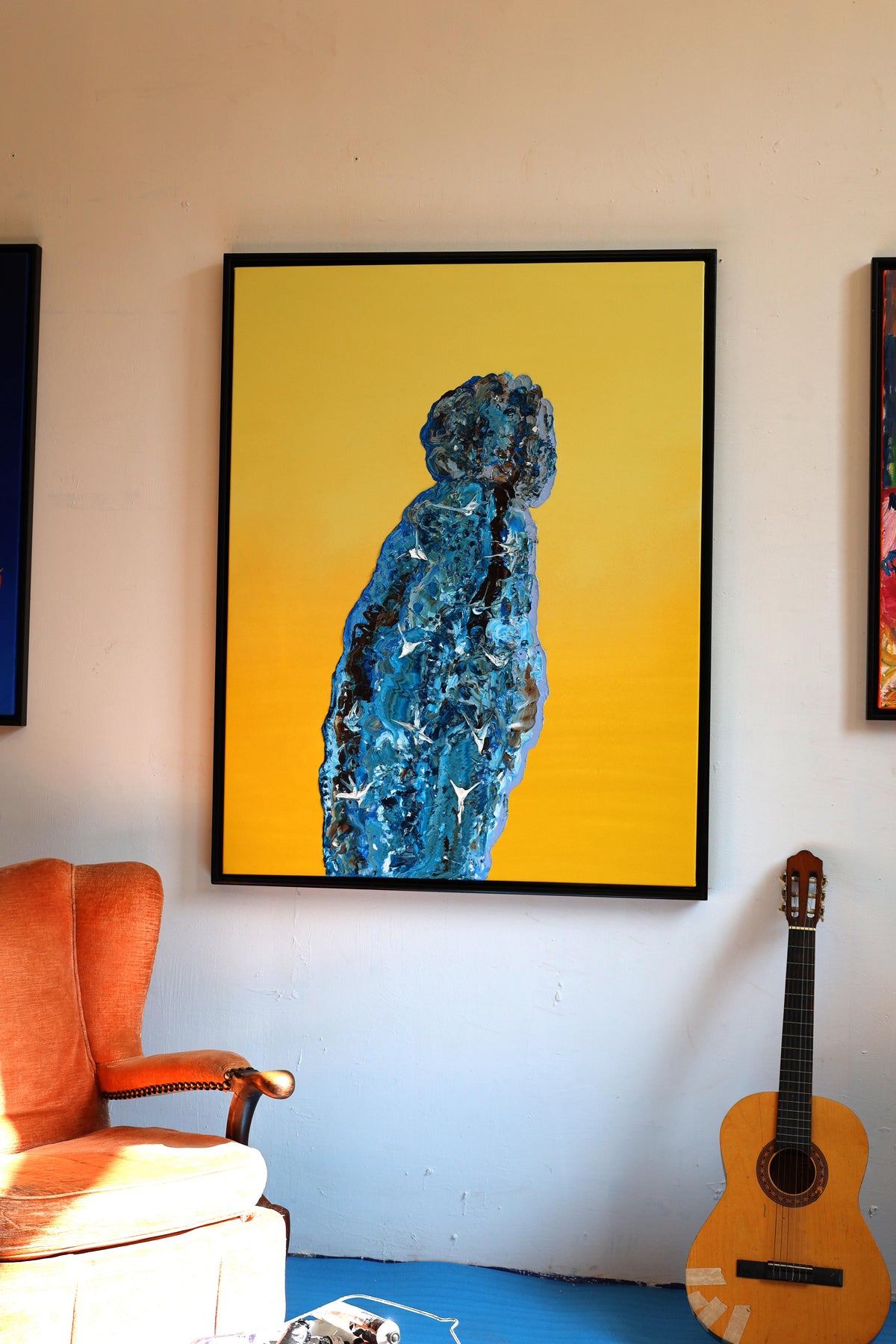 
Thick Boi by Dominic Virtosu: original work, 130x100cm / 51.18x39.3 in, oil and spray paint on canvas, 2022 (view 18)