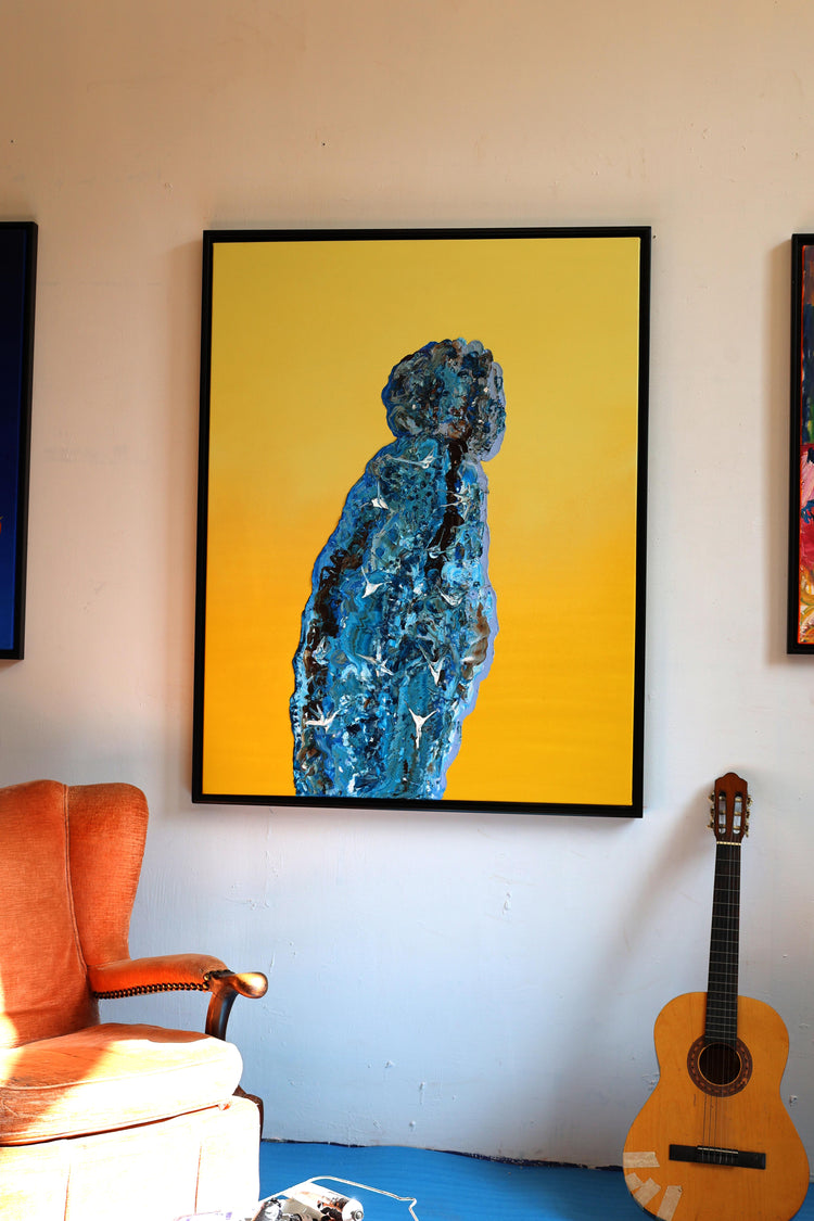 
Thick Boi by Dominic Virtosu: original work, 130x100cm / 51.18x39.3 in, oil and spray paint on canvas, 2022 (view 18)