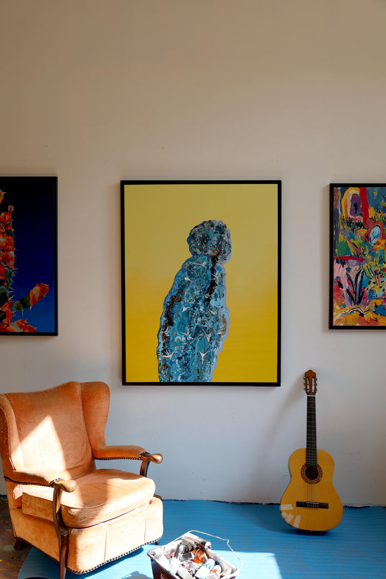 
Thick Boi by Dominic Virtosu: original work, 130x100cm / 51.18x39.3 in, oil and spray paint on canvas, 2022 (view 17)