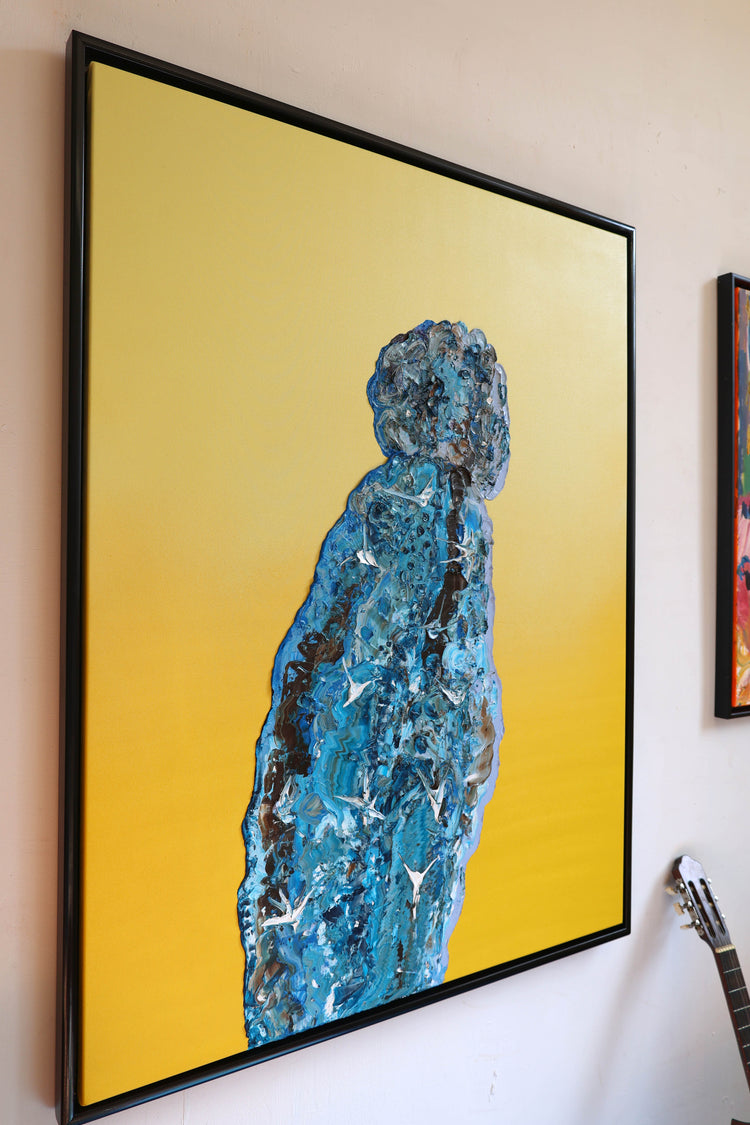 
Thick Boi by Dominic Virtosu: original work, 130x100cm / 51.18x39.3 in, oil and spray paint on canvas, 2022 (view 30)