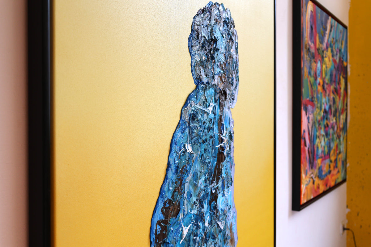 
Thick Boi by Dominic Virtosu: original work, 130x100cm / 51.18x39.3 in, oil and spray paint on canvas, 2022 (view 29)