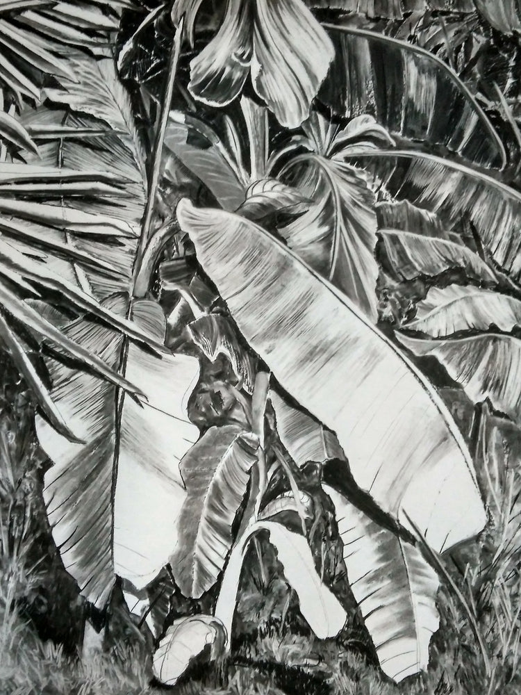 
Thick Jungle (Charcoal Drawing) by Dominic Virtosu: original work, 160x120cm / 62.9x47.2 in, charcoal on paper, 2017