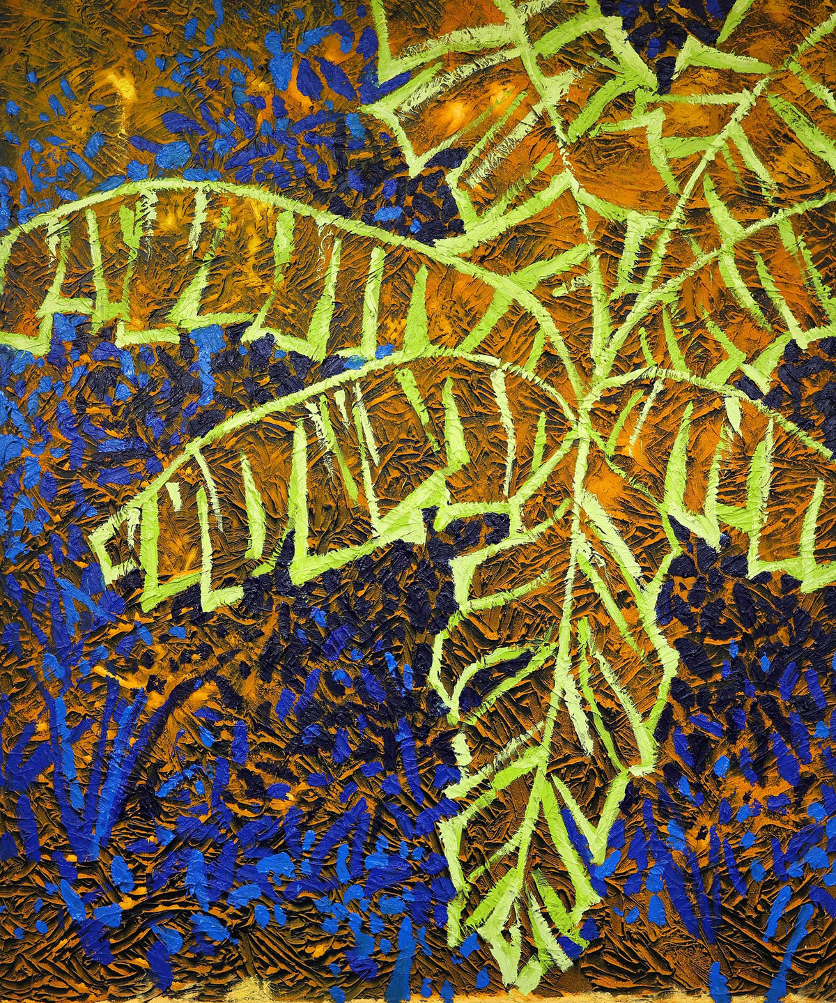 
Vivid Dreams by Dominic Virtosu: original work, 180x150cm / 70.8x59.5 in, oil and pigment on canvas, 2022