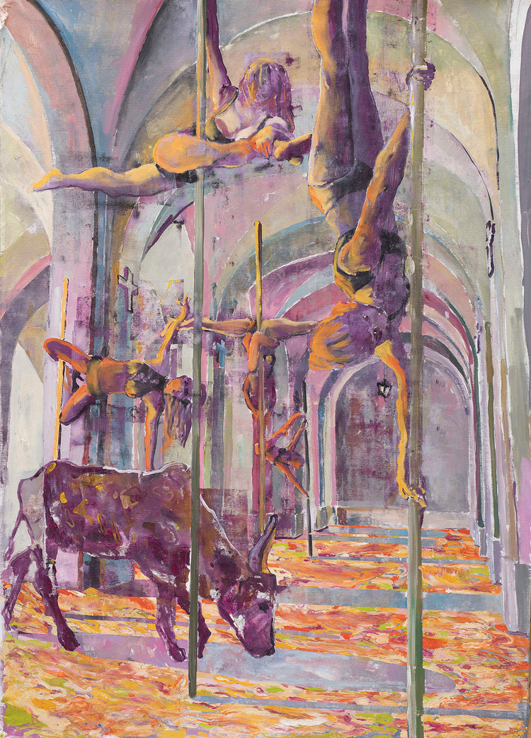 
Part of Heaven by Dominic Virtosu: original work, 130x100cm / 51.18x39.3 in, oil on canvas, 2020 (view 2)