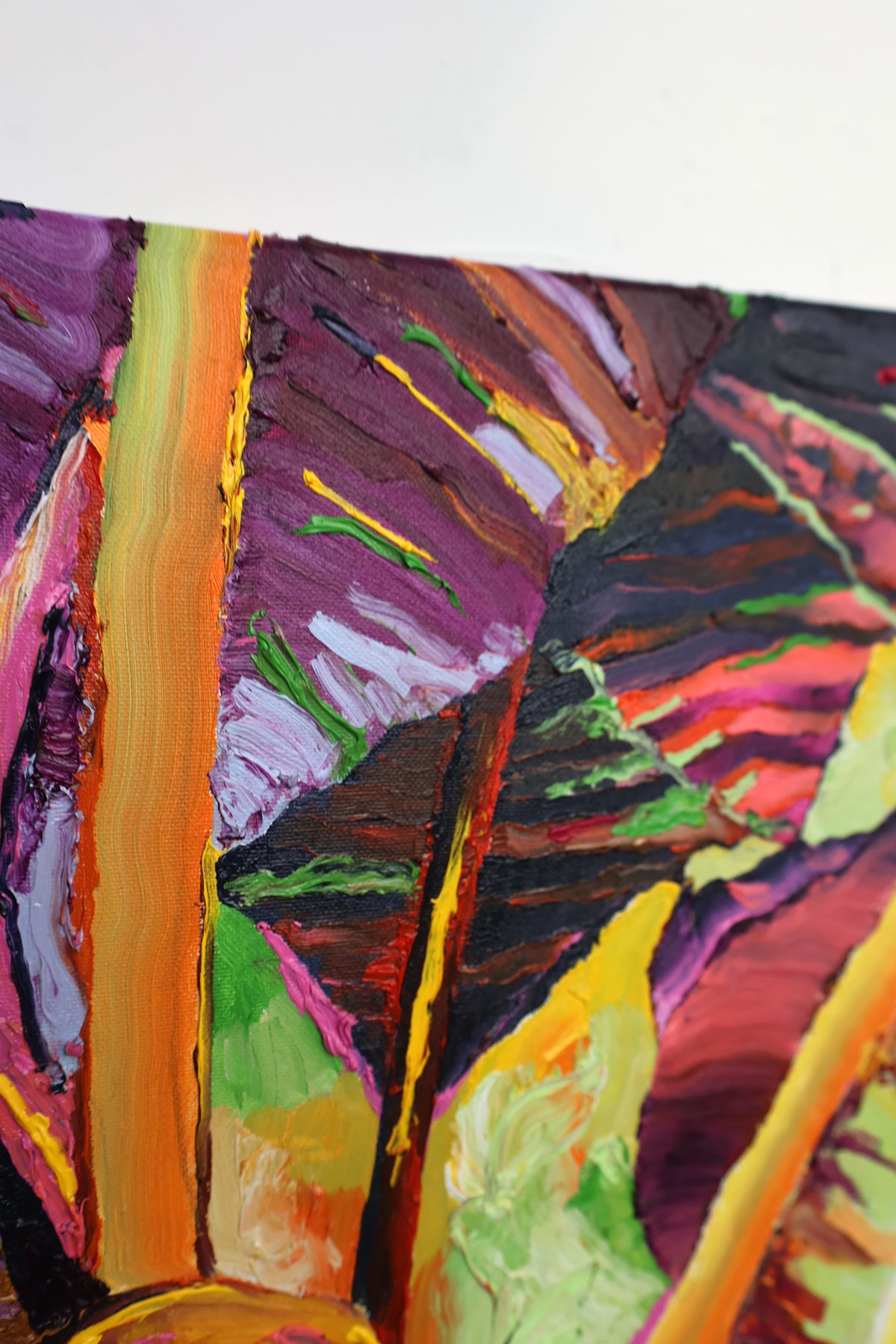 
Living the Dream by Dominic Virtosu: original work, 60x60 cm / 23.62x23.62 in, oil and spray paint on canvas, 2022 (view 3)