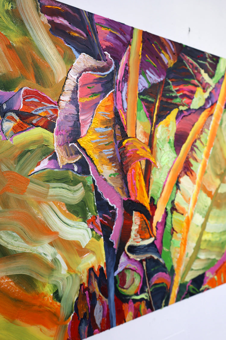 
Living the Dream by Dominic Virtosu: original work, 60x60 cm / 23.62x23.62 in, oil and spray paint on canvas, 2022 (view 5)