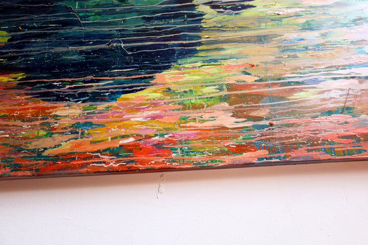 
Fun Times by Dominic Virtosu: original work, 150x150cm / 59.05x59.05 in, oil on canvas, 2022 (view 6)