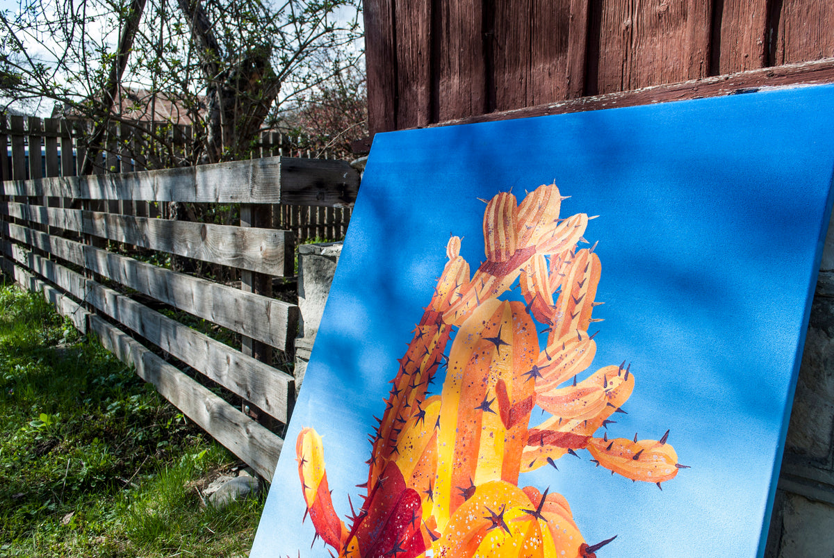 
View in context at the artist's countryside studio