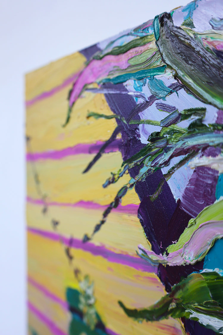 
Long Shadows by Dominic Virtosu: original work, 60x60 cm / 23.62x23.62 in, oil and spray paint on canvas, 2022 (view 22)