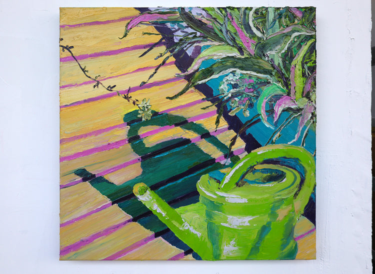 
Long Shadows by Dominic Virtosu: original work, 60x60 cm / 23.62x23.62 in, oil and spray paint on canvas, 2022 (view 20)