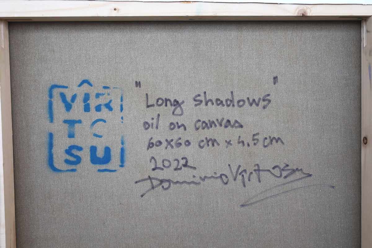 
Long Shadows by Dominic Virtosu: original work, 60x60 cm / 23.62x23.62 in, oil and spray paint on canvas, 2022 (view 18)