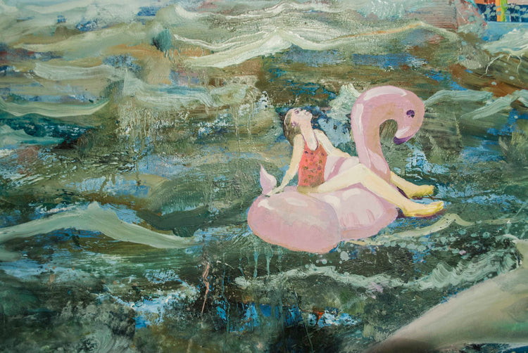 
Social Distancing by Dominic Virtosu: original work, 205x280cm, oil on canvas, 2021 (view 6)