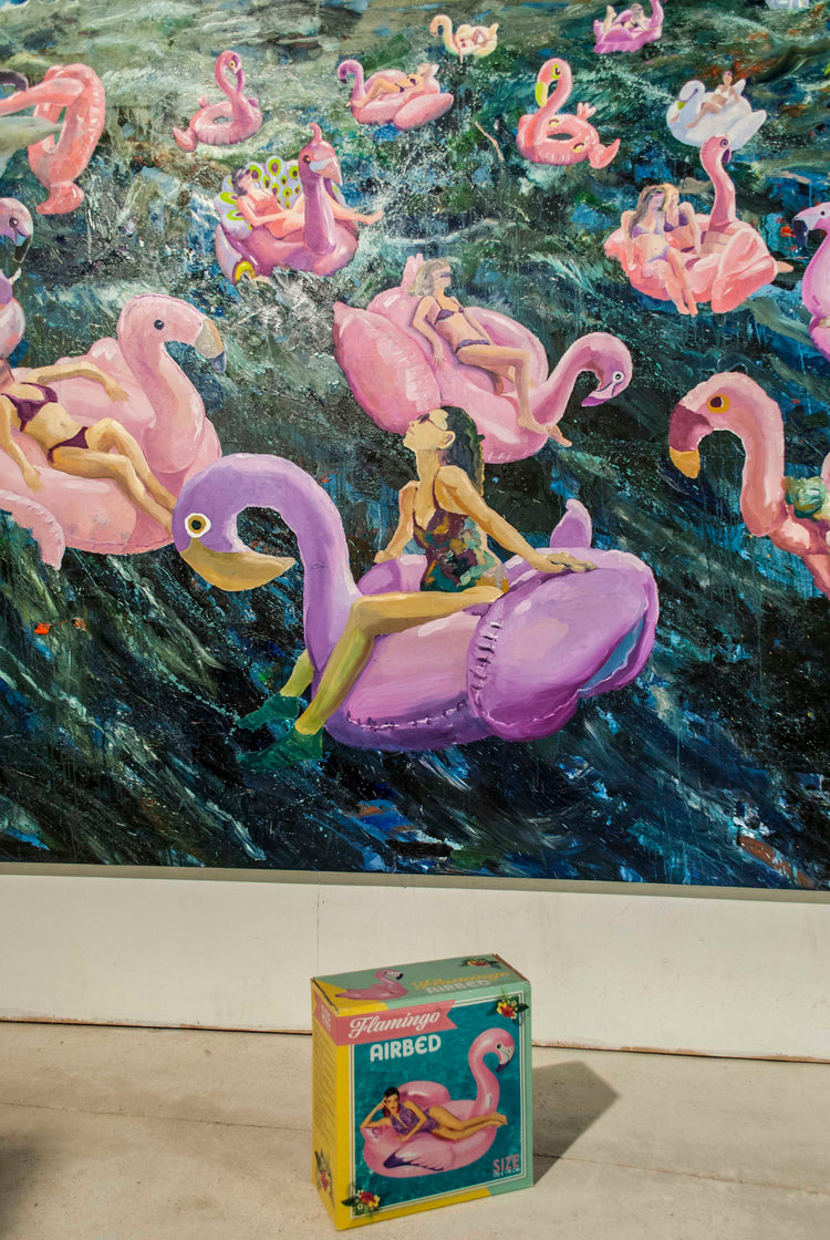 
Social Distancing by Dominic Virtosu: original work, 205x280cm, oil on canvas, 2021 (view 10)